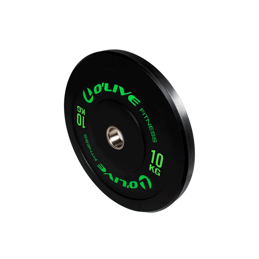 Disco Olímpico de Caucho Bumper O'Live, 10kg