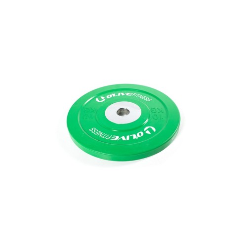 Disco Olímpico de Competición Bumper O'Live Fitness, 10KG Ud