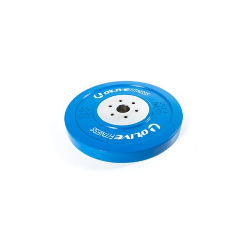 Disco Olímpico de Competición Bumper O'Live Fitness, 20KG Ud