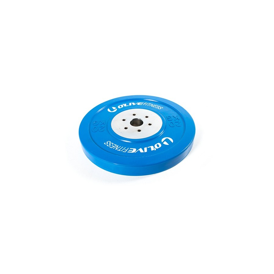 Disco Olímpico de Competición Bumper O'Live Fitness, 20KG Ud