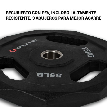 Disco Olímpico Elite O'Live, 2,5 Kg