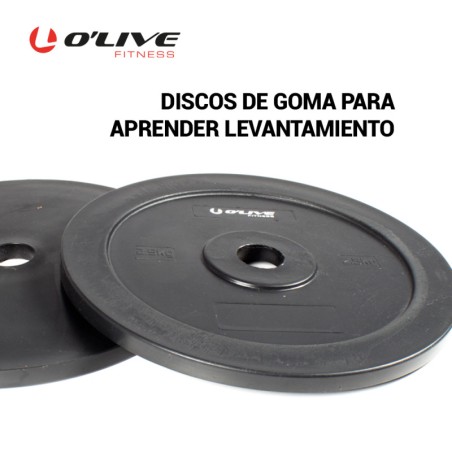 Discos Olímpicos Técnicos de Aprendizaje O'Live Fitness