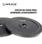 Discos Olímpicos Técnicos de Aprendizaje O'Live Fitness
