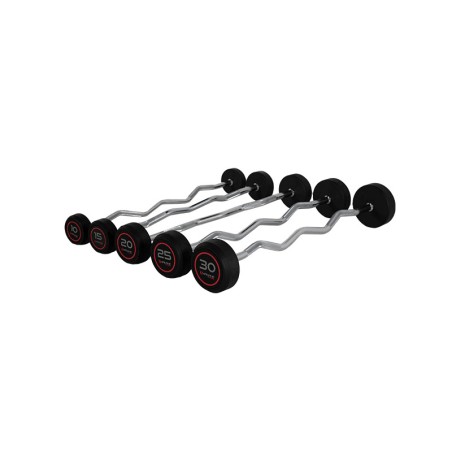 Kit 5 Barras Pro-Style O’Live Curvadas,10 a 30 kg