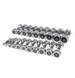 Kit 10 Pares mancuernas Cromadas O'Live,1 - 10 kg