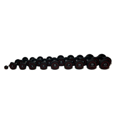 Kit de 10 pares de mancuernas Pro-Style O'Live (1 a 10 kg)