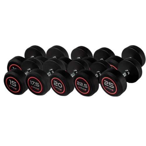 Kit de 5 Pares de Mancuernas Pro-Style O'Live Fitness de 15 a 25 kg