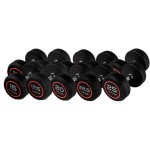 Kit de 5 Pares de Mancuernas Pro-Style O'Live Fitness de 15 a 25 kg
