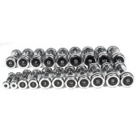 Kit 10 Pares mancuernas Cromadas O'Live,1 - 10 kg