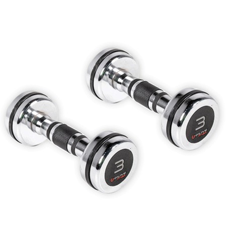 Mancuernas Cromadas O'Live Fitness, 3 Kg