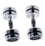 Mancuernas Cromadas O'Live Fitness, 10 Kg