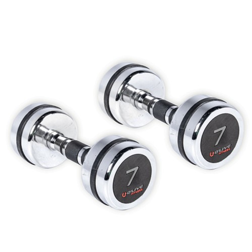 Mancuernas Cromadas O'Live Fitness, 7 Kg