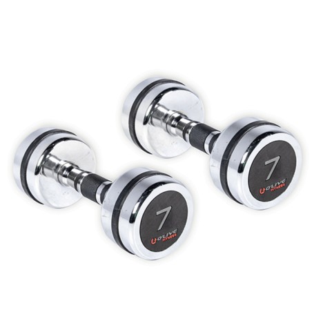 Mancuernas Cromadas O'Live Fitness, 7 Kg