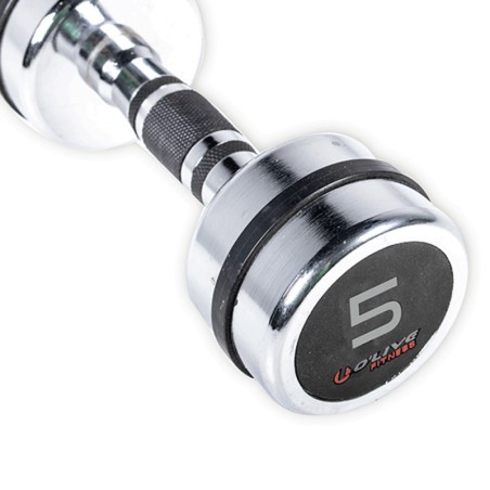 Mancuernas Cromadas O'Live Fitness, 5 Kg