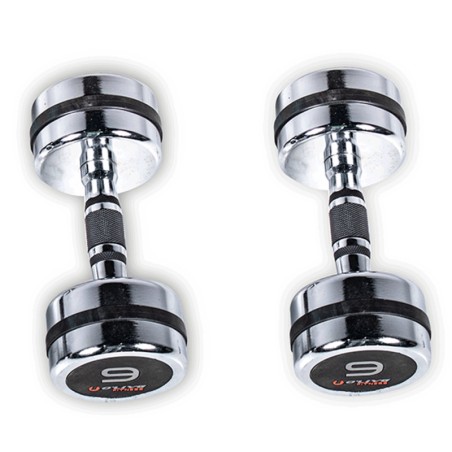 Mancuernas Cromadas O'Live Fitness, 9 Kg