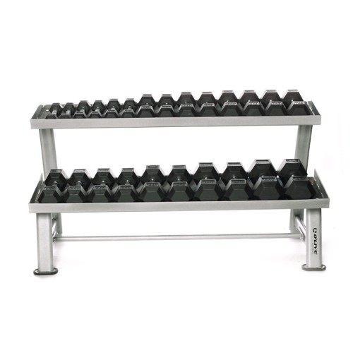 Mueble para Mancuernas Hexagonales, 2 Bandejas O'Live Fitness