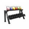 Rack Mancuernas Hexagonales 2 Bandejas