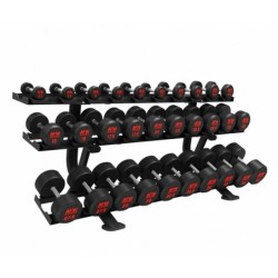 Rack Mancuernas 3 baldas 15 pares