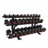 Rack Mancuernas 3 baldas 15 pares