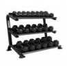 Rack Mancuernas Hexagonales 3 bandejas