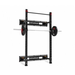 Rack sentadillas abatible con barra de dominadas
