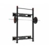 Rack sentadillas abatible con barra de dominadas
