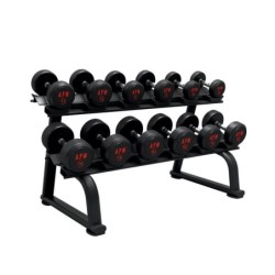 Rack Mancuernas 2 baldas 6 pares