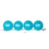 Soporte pared pelotas fitness 220 cm