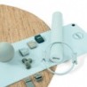 Pack PRO de Accesorios de Pilates Color Azul| Kit PRO Completo para Entrenar en Casa o gimnasio