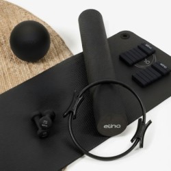 Pack PRO de Accesorios de Pilates Color Negro| Kit PRO Completo para Entrenar en Casa o gimnasio