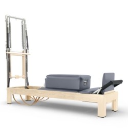 Reformer Clásico Madera Natural 86 Con Torre