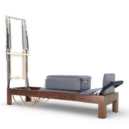 Reformer Clásico Madera Oscura 86 Con Torre
