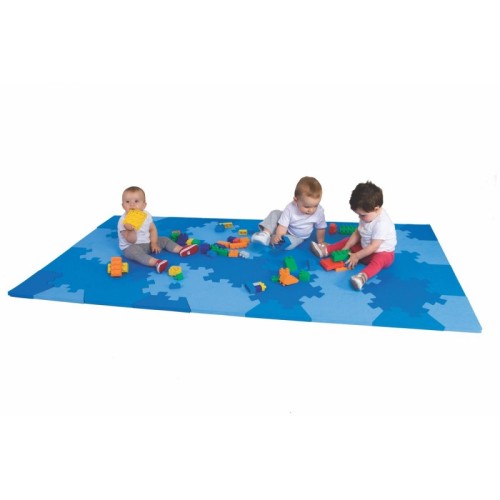 Suelo Puzzle Snow 220x120x2 Cm Azul | E-kipat Andorra