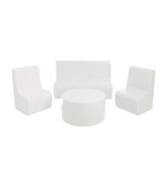 SET Sofa+2 Sillones+mesa Foam Blanco | E-kipat Andorra