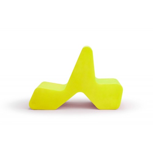 Silla Doble Foam Amarillo Fluor | E-kipat Andorra
