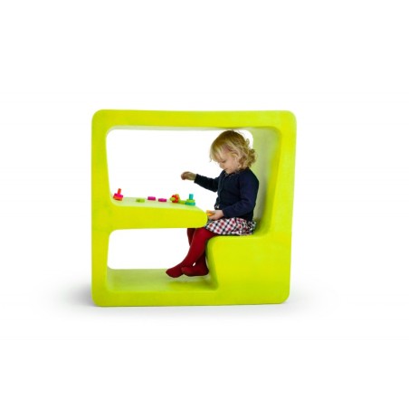 Silla Pupitre Foam Amarillo Fluor | E-kipat Andorra