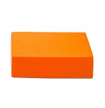 Cojin Foam Cuadrado Naranja Fluor | E-kipat Andorra