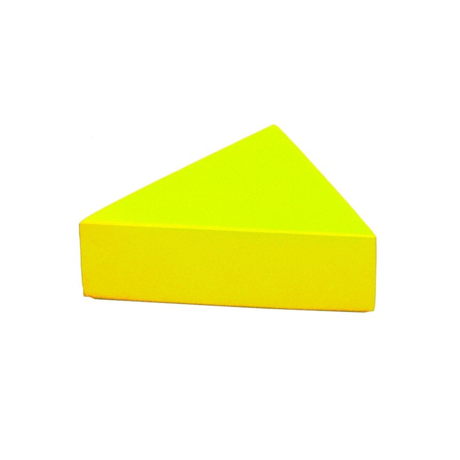 Cojin Foam Triangulo Amarillo Fluor | E-kipat Andorra