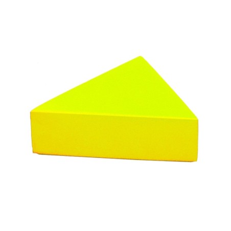 Cojin Foam Triangulo Amarillo Fluor | E-kipat Andorra