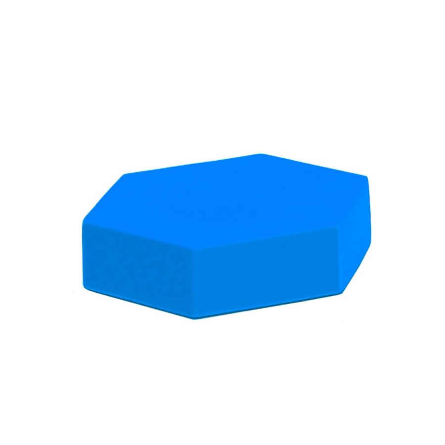 Cojin Foam Hexagono Azul | E-kipat Andorra