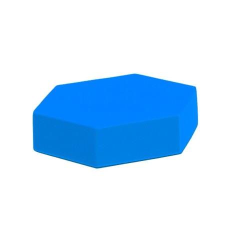 Cojin Foam Hexagono Azul | E-kipat Andorra