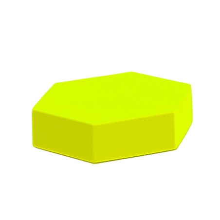 Cojin Foam Hexagono Amarillo Fluor | E-kipat Andorra