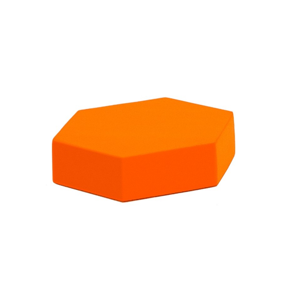 Cojin Foam Hexagono Naranja Fluor | E-kipat Andorra