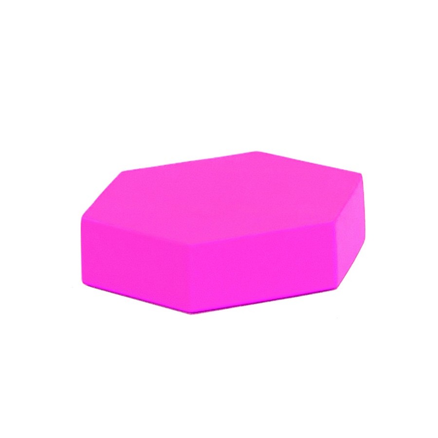 Cojin Foam Hexagono Rosa Fluor | E-kipat Andorra