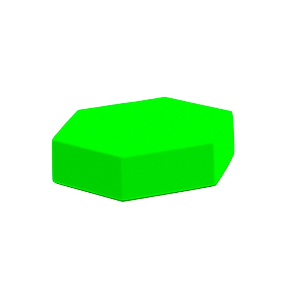 Cojin Foam Hexagono Verde Fluor | E-kipat Andorra