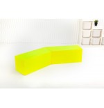 Banco Foam Recto Doble Amarillo Fluor | E-kipat Andorra