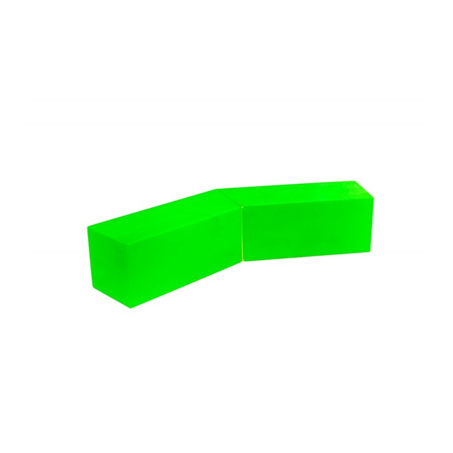 Banco Foam Recto Doble Verde Fluor | E-kipat Andorra