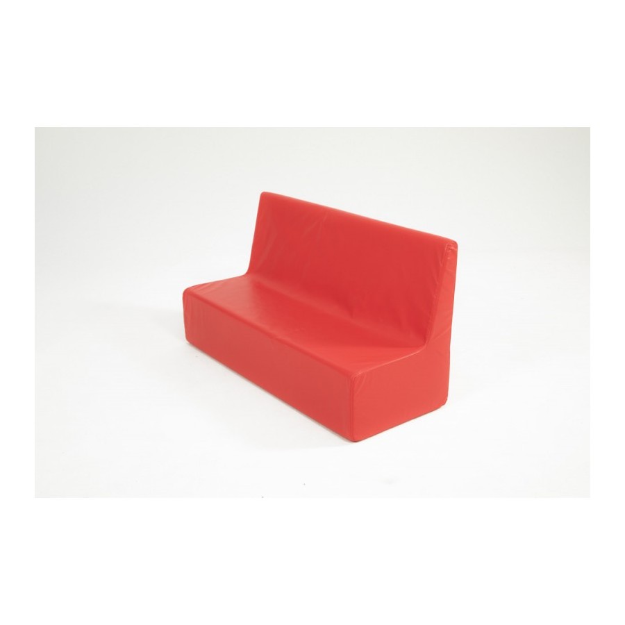 Sofa Foam Cuero Sintético Rojo | E-kipat Andorra