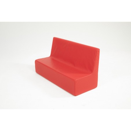 Sofa Foam Cuero Sintético Rojo | E-kipat Andorra