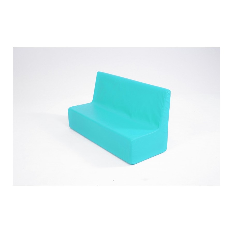 Sofa Foam Cuero Sintético Azul | E-kipat Andorra